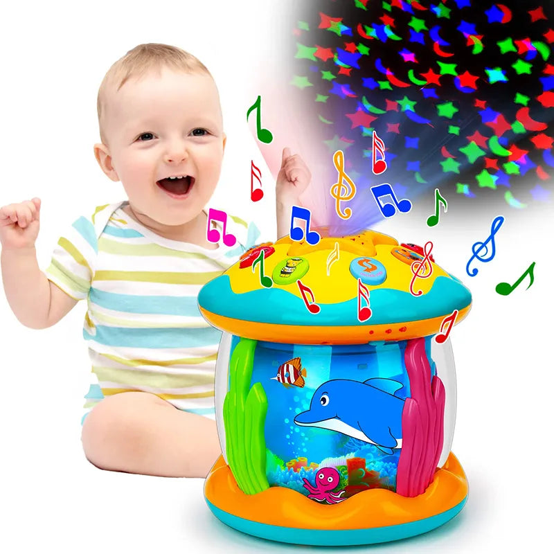 Aquarium Light Toy – Musical Night Projector for Kids